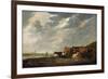 Cattle Near the Maas, with Dordrecht in the Distance-Aelbert Cuyp-Framed Giclee Print