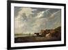 Cattle Near the Maas, with Dordrecht in the Distance-Aelbert Cuyp-Framed Giclee Print