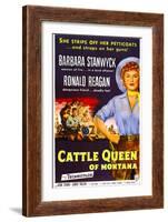 Cattle Queen of Montana-null-Framed Art Print