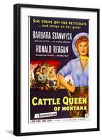 Cattle Queen of Montana-null-Framed Art Print