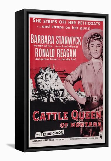 Cattle Queen of Montana-null-Framed Stretched Canvas