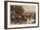 Cattle Returning to the Farm from Pasture-Birket Foster-Framed Art Print