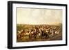 Cattle Roundup, C.1878 (Oil on Canvas)-James Walker-Framed Giclee Print