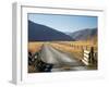 Cattle Stop and Gravel Road, Ahuriri Valley, North Otago, South Island, New Zealand-David Wall-Framed Photographic Print