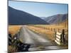 Cattle Stop and Gravel Road, Ahuriri Valley, North Otago, South Island, New Zealand-David Wall-Mounted Photographic Print