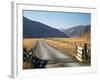 Cattle Stop and Gravel Road, Ahuriri Valley, North Otago, South Island, New Zealand-David Wall-Framed Photographic Print