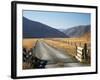 Cattle Stop and Gravel Road, Ahuriri Valley, North Otago, South Island, New Zealand-David Wall-Framed Photographic Print