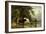 Cattle Watering in a River Landscape-Friedrich Johann Voltz-Framed Giclee Print