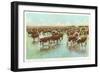 Cattle Watering on the Range-null-Framed Art Print