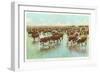 Cattle Watering on the Range-null-Framed Art Print