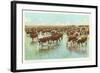Cattle Watering on the Range-null-Framed Art Print