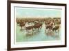 Cattle Watering on the Range-null-Framed Premium Giclee Print