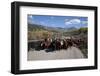 Cattledrive Looking towards Chimney Peak, near Ridgeway, Colorado-Joseph Sohm-Framed Photographic Print