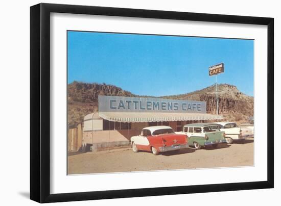 Cattlemen's Cafe-null-Framed Art Print