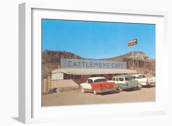 Cattlemen's Cafe-null-Framed Art Print