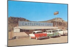 Cattlemen's Cafe-null-Mounted Art Print