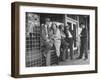 Cattlemen Standing in Front of a Cafe-Dmitri Kessel-Framed Photographic Print