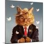 Catty Remarks-Lucia Heffernan-Mounted Premium Giclee Print