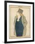 Catulle Mendes French Writer in His Hat and Coat-Leonetto Cappiello-Framed Art Print