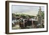 Catullus Singing One of His Poems at His Villa, Ancient Lombardy-null-Framed Giclee Print