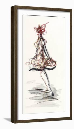 Catwalk Glamour II-Lou Lacroix-Framed Giclee Print