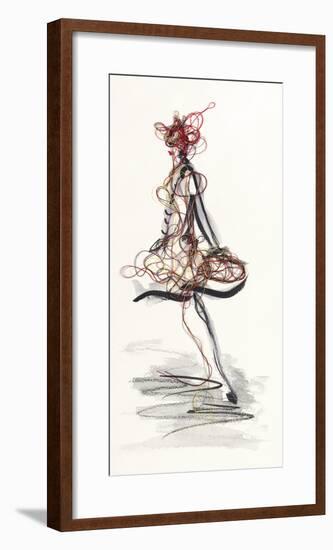 Catwalk Glamour II-Lou Lacroix-Framed Giclee Print