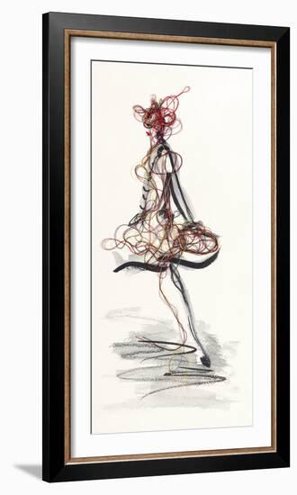 Catwalk Glamour II-Lou Lacroix-Framed Giclee Print