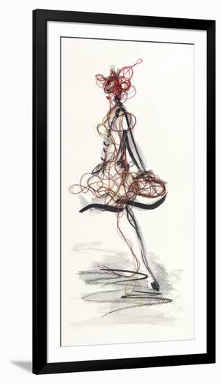 Catwalk Glamour II-Lou Lacroix-Framed Giclee Print