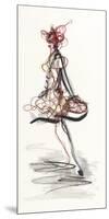 Catwalk Glamour II-Lou Lacroix-Mounted Giclee Print