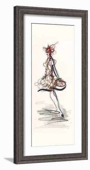 Catwalk Glamour II-Lou Lacroix-Framed Art Print