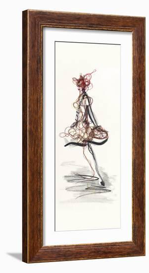 Catwalk Glamour II-Lou Lacroix-Framed Art Print