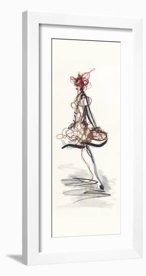 Catwalk Glamour II-Lou Lacroix-Framed Art Print