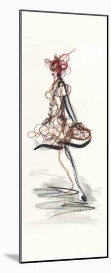 Catwalk Glamour II-Lou Lacroix-Mounted Art Print