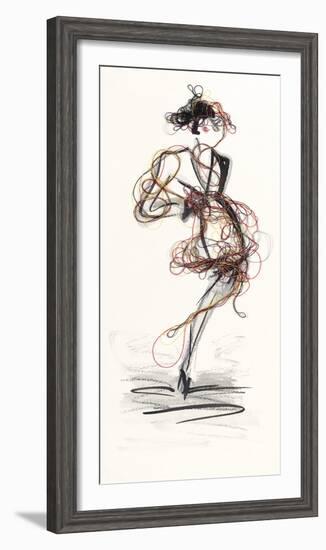 Catwalk Glamour III-Lou Lacroix-Framed Giclee Print