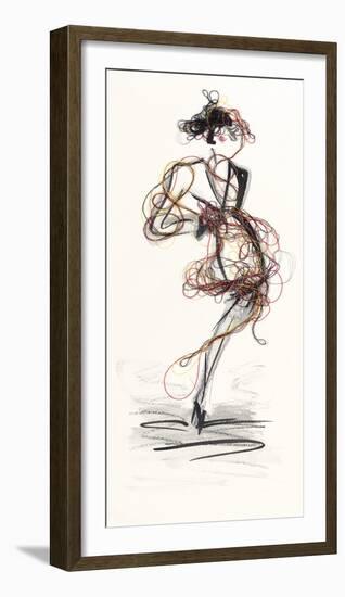 Catwalk Glamour III-Lou Lacroix-Framed Giclee Print