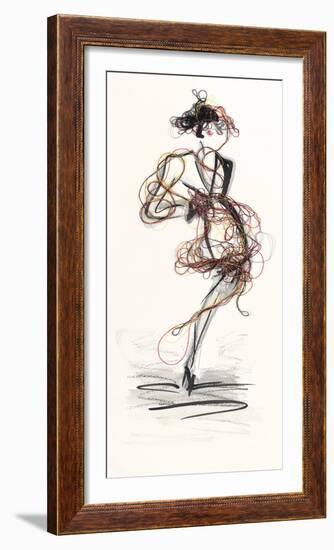 Catwalk Glamour III-Lou Lacroix-Framed Giclee Print