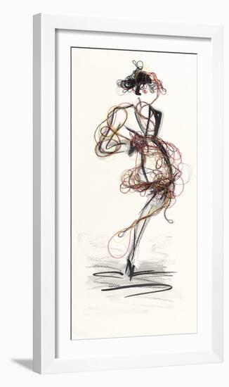 Catwalk Glamour III-Lou Lacroix-Framed Giclee Print