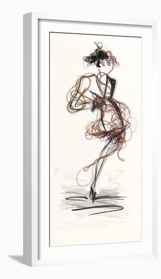 Catwalk Glamour III-Lou Lacroix-Framed Giclee Print