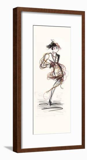 Catwalk Glamour III-Lou Lacroix-Framed Art Print