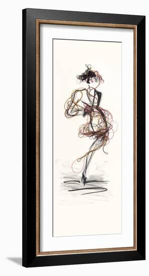 Catwalk Glamour III-Lou Lacroix-Framed Art Print