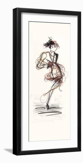 Catwalk Glamour III-Lou Lacroix-Framed Art Print