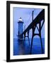 Catwalk to Door of Lighthouse-Walter Bibikow-Framed Photographic Print