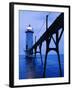 Catwalk to Door of Lighthouse-Walter Bibikow-Framed Photographic Print