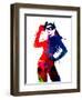 Catwoman Watercolor-Lana Feldman-Framed Art Print