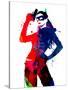 Catwoman Watercolor-Lana Feldman-Stretched Canvas