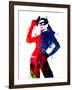 Catwoman Watercolor-Lana Feldman-Framed Art Print