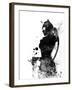 Catwoman Watercolor-Jack Hunter-Framed Art Print