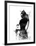 Catwoman Watercolor-Jack Hunter-Framed Art Print