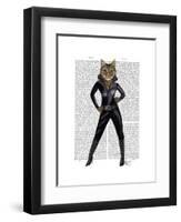 Catwoman-Fab Funky-Framed Art Print