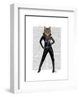 Catwoman-Fab Funky-Framed Art Print